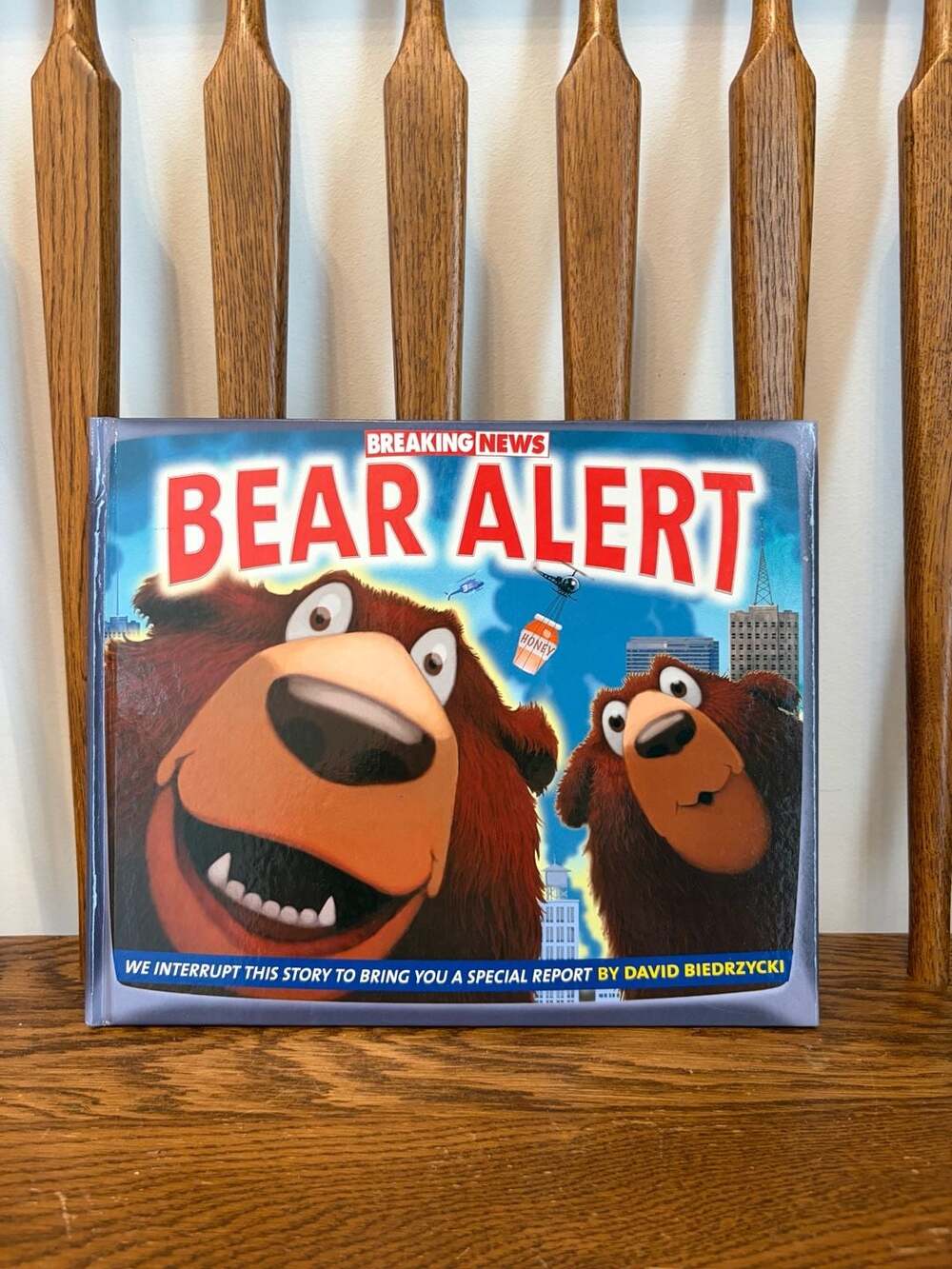 Breaking News: Bear Alert Children's Book by David Biedrzycki